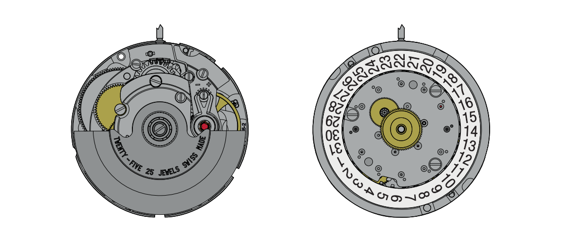 ETA 2825-2 HC MC (CXL) PS 2x