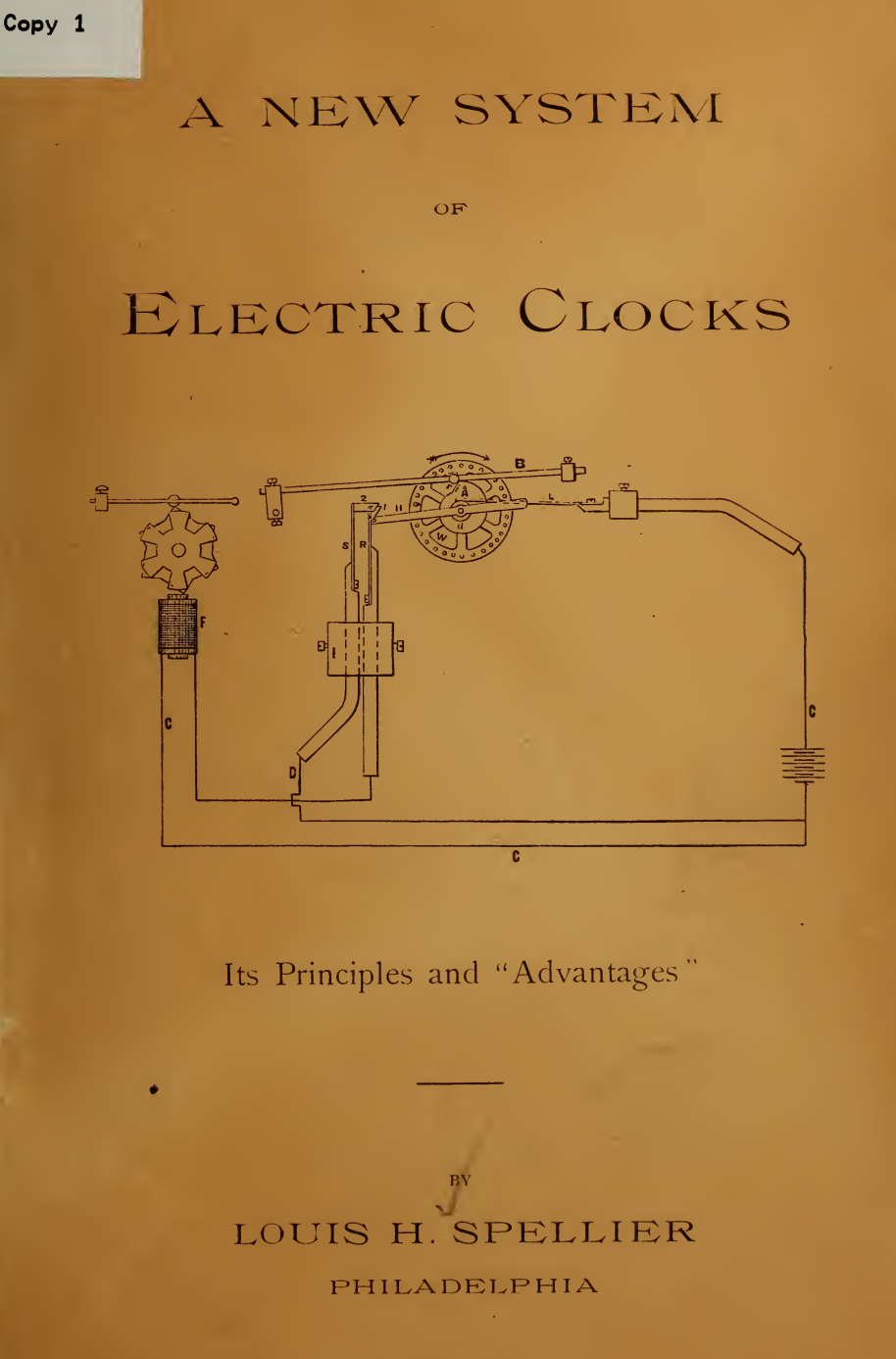 《A New System of Electric Clocks》(1886)