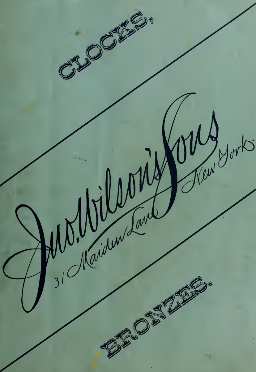 《Catalog of clocks and bronzes》(1882)