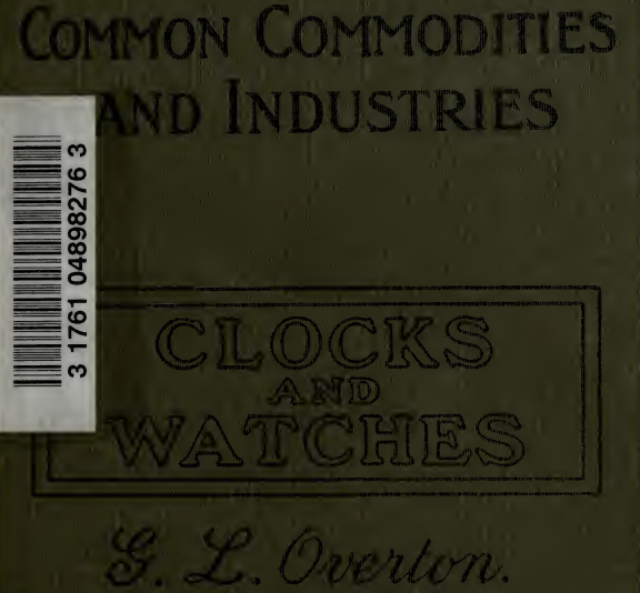 《Clocks and Watches》(1922)