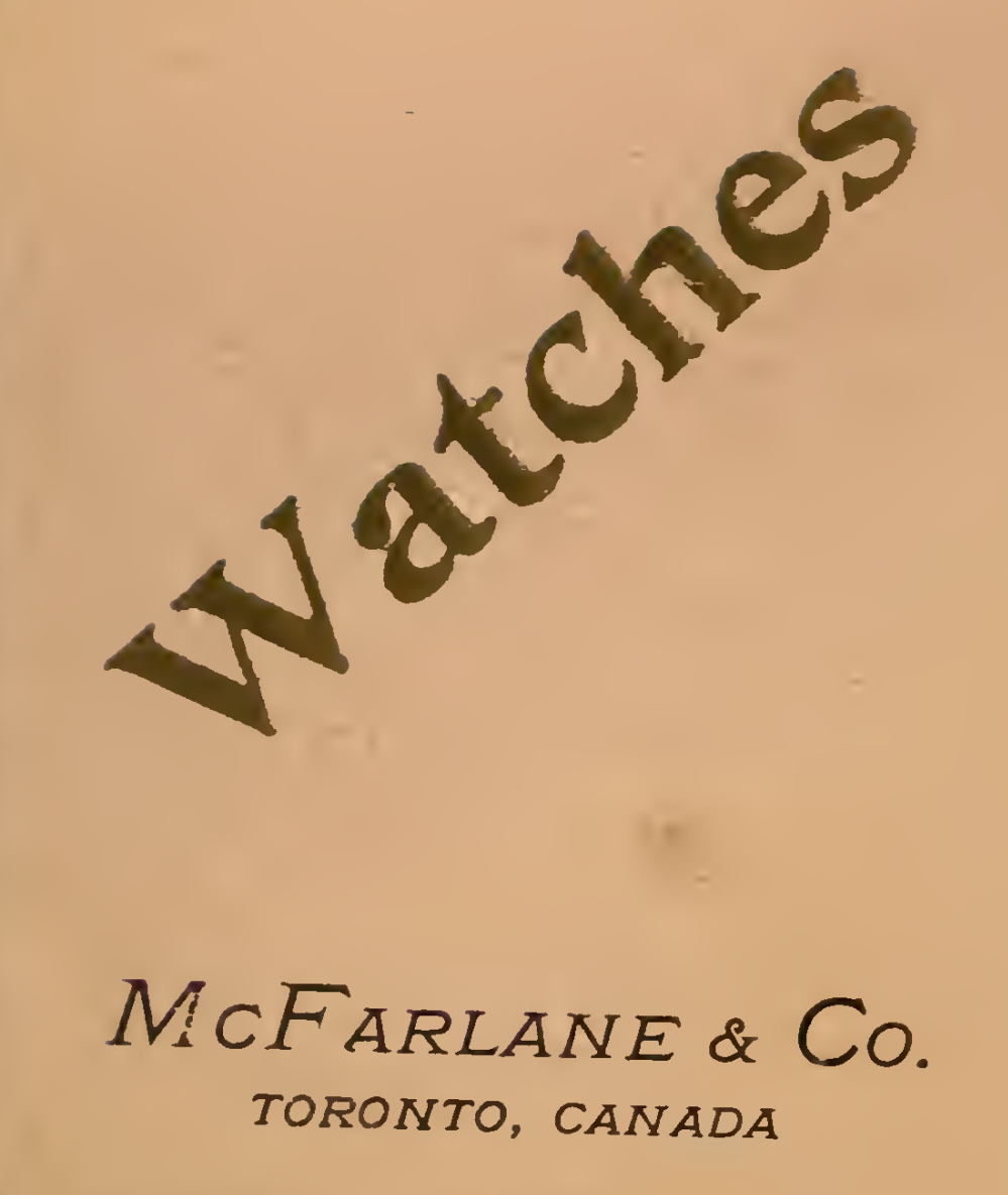 《Watches at Wholesale Prices》(1890)