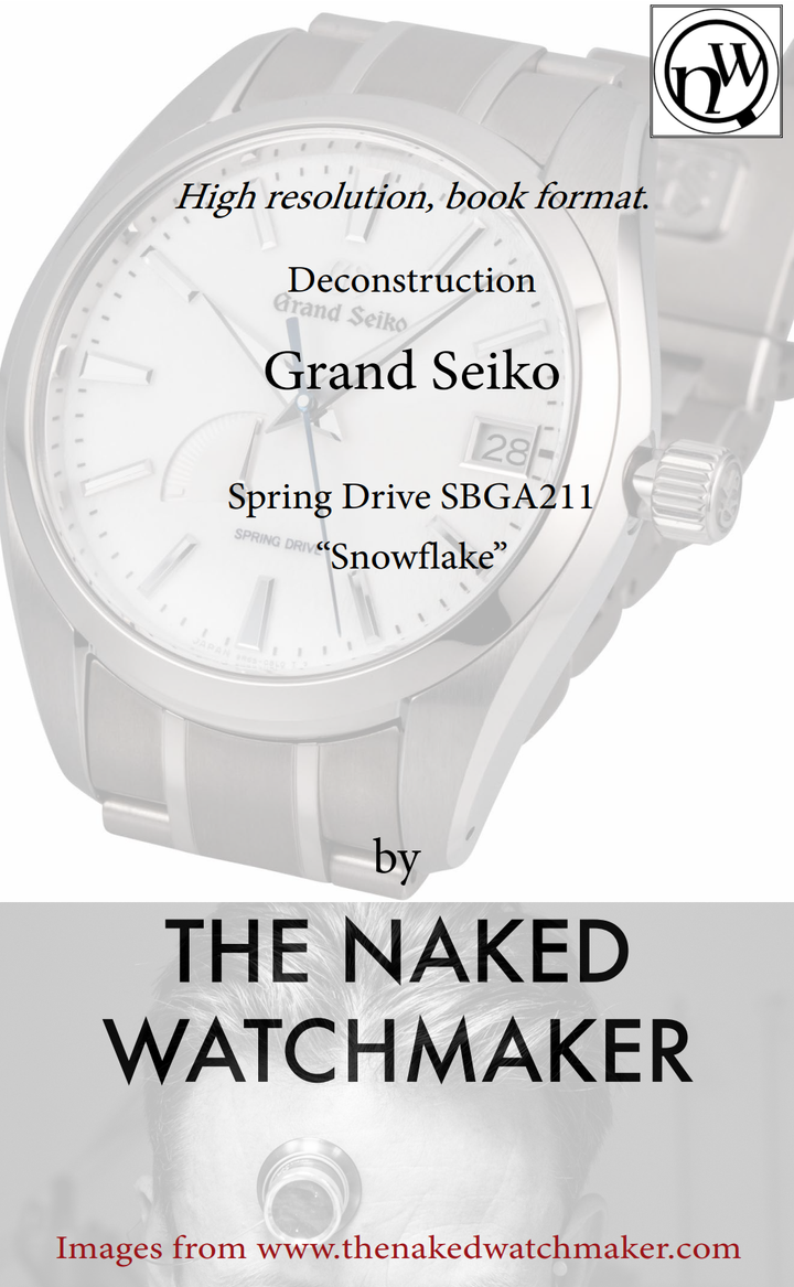 《Deconstruction Grand Seiko Spring Drive SBGA211 Snowflake》
